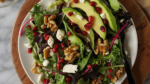Winter Pomegranate Feta Salad Winter Pomegranate Feta Salad
